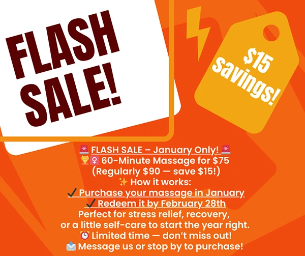 Flash sale $15 savings